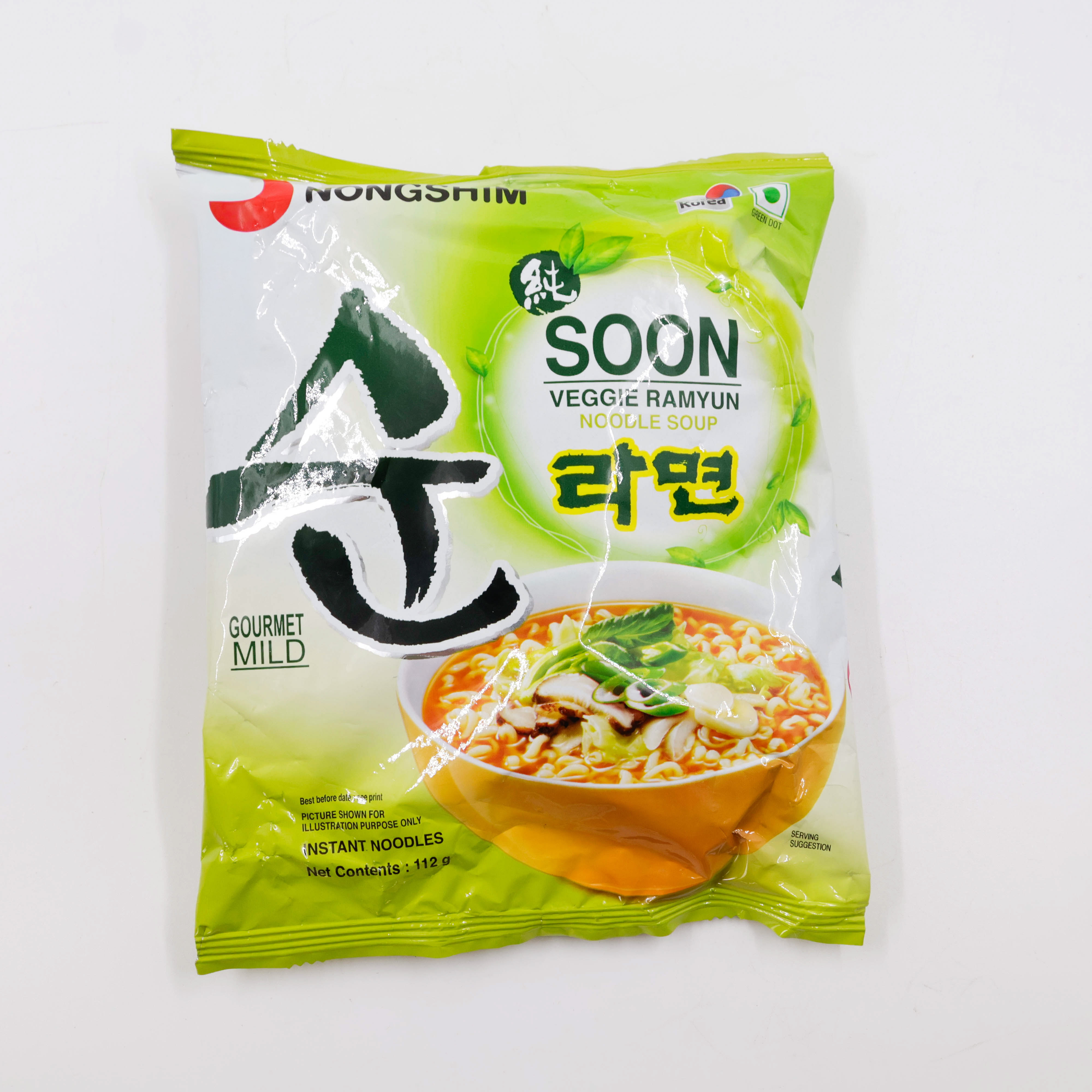Nongshim Noodles Soon Veggie 120g
